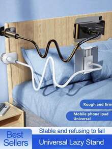 360° Rotating Tablet Mobile Phone Holder Spiral Base Slouchy Holder Mobile Phone Tablet Bedside Holder Bed Slouchy Holder Compatible With IPhone, Android Phone, Gift For Birthday, Family, Friends 360 Degree Rotating, Bed Slouchy Stand 360° Rotation - Multicolor - View 6