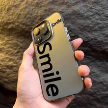 Simple Letter SMILE Mobile Phone IPhone15/15Plus/15Pro/15Promax, 14/14Plus/14Pro/14Promax, 13/13Pro/13Promax, 12/12Pro/12Promax, 11/11Pro/11Pro,/8 Plus, XR/XSMax IPhone17 - Style 1 (1pc) - View 6