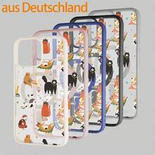 Katze-Muster Handyhülle mit magnetischer Ladefunktion kompatibel für iPhone 17, 16, 15, 14, 13, 12 und 11 Pro Modelle schockproof, fingerabdruckresistent, rutschfest und kratzfest leicht zu transportieren mit starker magnetischer Haftung das perfekte Geschenk für Familie, Freunde, Kinder, Freund oder Freundin ideal für Geburtstage, Weihnachten, Ostern, Valentinstag und andere Feiertage