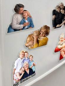 Custom Photo Magnet, Asymmetrical -Shaped Acrylic Fridge Magnets - Warm, Lovely And Special Home Decorations - Photos And Fridge Magnets, Mom And Daughter Photo Magnet Gift, Dog Photo Magnet, Family Photo Magnet Gift, Lovers Gift, Personalized Mother's Day Gift For Mom, Custom Photo Fridge Magnets, Baby Face Fridge Magnet,