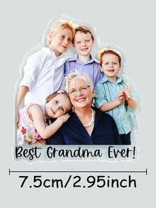 Custom Photo Magnet, Asymmetrical -Shaped Acrylic Fridge Magnets - Warm, Lovely And Special Home Decorations - Photos And Fridge Magnets, Mom And Daughter Photo Magnet Gift, Dog Photo Magnet, Family Photo Magnet Gift, Lovers Gift, Personalized Mother's Day Gift For Mom, Custom Photo Fridge Magnets, Baby Face Fridge Magnet,