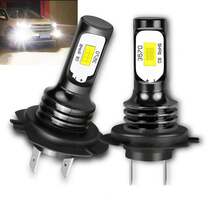 2 个 H7 LED 汽车前照灯灯泡 - 远光灯或近光灯，12V/24V，6000K 白色，适用于雾灯、日间行车灯！ - 2個 - 查看 2