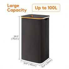 1 szt. Odłączany kosz na pranie z uchwytami, 100 l składany kosz na brudne ubrania z pokrywką