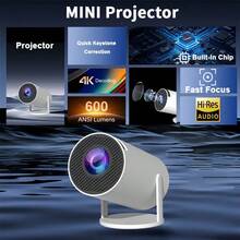 1 جهاز عرض محمول بدقة 1080 بكسل، يمكن ضبط العرض بحرية بزاوية 240 درجة، متوافق مع أجهزة متنوعة شائعة، مزود ب- 3.6 منافذ صوت وسماعة خارجية، لا حاجة للانتظار، يمكن تحقيق عرض فوري على الشاشة، مناسب للغاية لأنظمة المسرح المنزلي والمكاتب أو التجمعات!