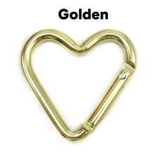 Herzförmige Karabinerhaken, DIY Bekleidungszubehör, Mini herzförmige Haken für Kindertaschen