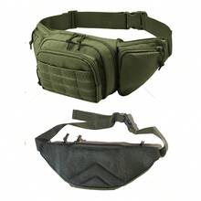 Marsupio tattico da vita per escursioni all'aperto, borsa da vita per running e sport, borsa funzionale per ciclismo, marsupio multifunzionale per spalla