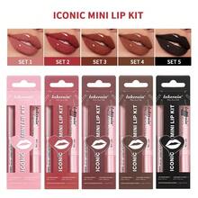 BestLand 6Pcs Matte Liquid Lipstick + Lip Liner Pens Set, One Step Lips Makeup Kits Pigment Velvety Nude Lip Stain Waterproof Long Wear Lip Gloss Make Up Gift Set (Classic Allure Set) - 第 5 組 - 查看 5