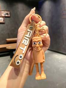 1pc Tralalero Tralala Keychain - Funny Italian Meme Characters (Shark, Sneakers, Brain Decay Image) - Durable PVC Covered Charm With Metallic Exterior - Cute Desktop Decoration, Birthday/Christmas Gift For Anime Fans, Internet Culture Enthusiasts - Novelty Keychain Accessory, Gift Item, Joke Design, Metallic Exterior, Holiday Gift, Quirky Accessory, Sturdy Keychain, Collectible, Gift Shopper Gift Ideas