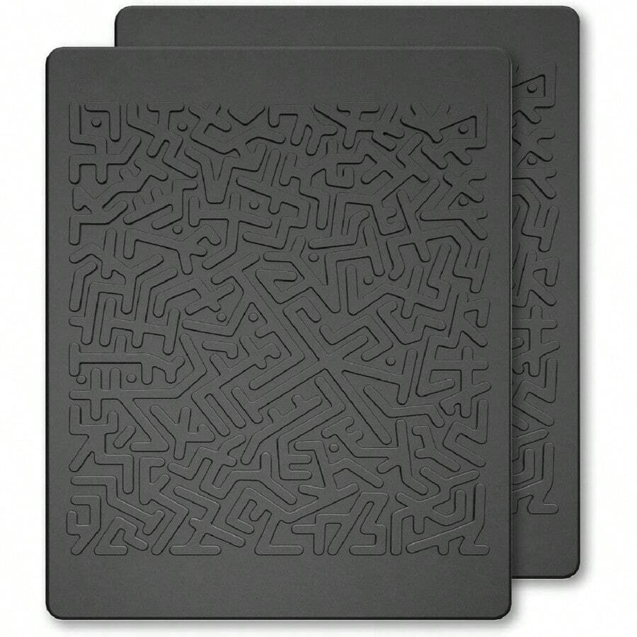 - Tapete Antideslizante para salpicadero de Coche, Almohadilla Antideslizante Antideslizante, Almohadilla de Gel Multifuncional para Detector de, telfono Celular, Llaves, Vidrio, GPS - Paquete de 2 - Ver 1