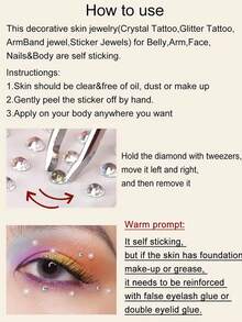 1 Peça Decoração de Rosto de Halloween Adesivo de Teia de Aranha Gótica para Festa, Maquiagem e Cosplay, Gemas de Rosto com Glitter Preto e Roxo