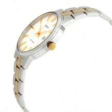 Orient Orient Ladies' Quartz Watch, FUNG8002W0, White Dial, Stainless Steel Material, Business Elegance, Suitable For Daily Wear