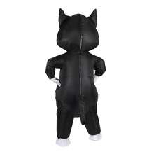 Adult Inflatable Cat Costume, Cat Costume, Unisex Inflatable Costume, Full Body Cat Costume, Funny Cat Costume, Inflatable Costume For Christmas, Halloween - Black - View 5