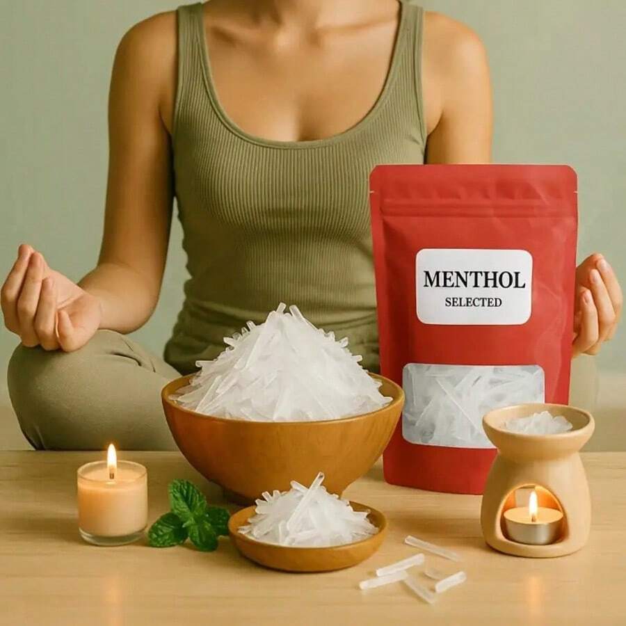 Fragancia natural premium de mentol - Extracto auténtico de plantas, aroma fresco, libera la frescura del verano, inicia una experiencia olfativa refrescante y relajante. Permite que la frescura impregne cada espacio, adecuado para el hogar, purificación del baño, sueño, yoga, meditación, relajación, al aire libre, purificación del aire de la oficina, alivio del estrés. Perfecto como regalo de vacaciones, sin plumas