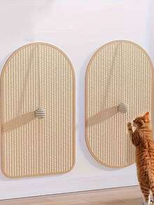 1PC Sisal Cat Scratch Board Sturdy Cat Scratch Pillar Heavy Duty Anti-Scratch Mat Cat Gift For Living Room Bedroom Sofa Wall Cat Owner Cat Exercise And Rest Promote Scratching Habits Valentine's Day Thanksgiving Party Birthday Gifts - Multicolor - View 2