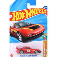 Hot Wheels 玩具车 1:64 比例车辆，用于玩耍或展示 Die-25C/25N 批量铸造汽车收藏仿真玩具，来自动画节目，用于玩耍或展示，宝马道奇捷豹卡车雪佛兰锥形摇晃器 C4982 小型车 GTC 收藏爱好者男孩礼物玩具车模型 1 件 - 彩色 - 查看 12
