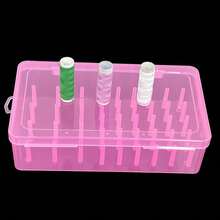 1 pezzo Scatola portafili da cucito con 42 rocchetti, organizer per kit da cucito e ricamo, portaaghi portatile di grande capacità, scatola da cucito portatile per accessori fai-da-te, ricamo e trapuntatura