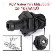 2 Piezas Válvula PCV Original para Mitsubishi Lancer Outlander ASX Eclipse Galant, Mantenimiento del Motor, Reemplazo de Válvula de Ventilación del Cárter, Compatible con MIVEC 4B10 4B11 4B12 6G75 6B31, 2007-2018 - Negro - Ver 3