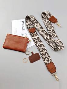 带拉链口袋的手机挂带，新款夹式手机挂带，带钱包斜挎包，斜挎手机绳，带拉链钱包口袋，可调节手机挂带斜挎包 - 彩色 - 查看 14