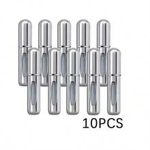 1/5/10pcs, 5ml Perfume Atomizer Reusable Spray Bottle, Portable Travel Perfume Spray Bottle, Perfume Spray, Mini Perfume Sample Bottle, Perfume Bottle - 銀色 - 查看 1