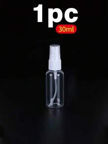 4个/1个旅行喷雾瓶 - 喷雾细腻，防漏，可重复使用塑料容器，适用于化妆品、精油、洗发水、洗手液和防晒霜，低致敏性，不含PVC，透明外包装，配白色泵头和喷嘴，是旅行和居家使用的理想之选，旅行乳液瓶 - 無色 - 查看 10