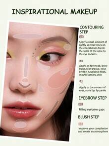 Little Ondine طقم مكياج متعدد الألوان 01 برتقالي، شديد الصبغة، مسحوق ناعم. للعيون والخدود والتبريز. يخلق مظهرًا حلوًا ونشيطًا. مقاوم للاستمرار، طقم مكياج شامل. هدية مثالية! 12 جرام / 0.42 أونصة