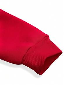 Sudaderas con capucha a juego para hombre y mujer - Letras "I Love You" y estampado de corazones, con detalles rojos, conjuntos casuales para parejas, San Valentín, aniversario, sudaderas para parejas, conjuntos a juego para parejas, chaquetas con capucha, sudaderas para hombre, poleron con capucha, chaqueta de invierno - Pieza Única Roja para Hombre - Ver 5