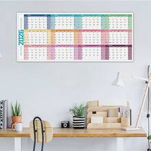 2026 Large Dry Erase Wall Calendar, Dry Erase Wall Planner Set (39.37" X 16.54"), 12 Month Yearly Jan-Dec Annual, Rolled Extra Thick Laminated Wall Calendar With Dry Wipe Pen & Adhesive Mounting Pads - L - View 4