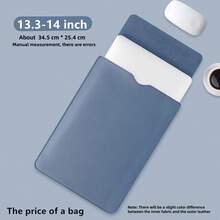 Etui na laptopa PU 13/13,3/14/15/16 cali, przenośna torba na komputer, ochronna osłona tabletu, torba na notebooka, torba na tablet, torba do przechowywania artykułów biurowych