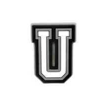 Móc khóa giày cao su mềm hình chữ cái và số, Phụ kiện trang trí tự làm phù hợp cho học sinh trở lại trường, Quà tặng bạn bè, Trang trí hoa giày guốc rỗng, Thường ngày đa năng, Ý tưởng quà tặng phụ kiện giày - Đen và trắng - Xem 33