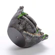 Creative Succulent Flower Pot Simulation House Small Sky Garden Succulent Garden Flower Pot Decoration Plants Pot Sweet House Flower Basket Garden Decoration - 橘色 - 查看 2