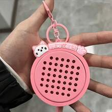 1pc Creative Cartoon Cat Magnetic Steel Ball Painting Board Keychain, Practical Bag Pendant Magnetic Steel Ball Painting Board Keychain, Fun Stress Relief Toy