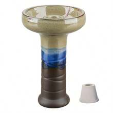 1pc Handmade Pointed Hookah Bowl, Made Of Original Clay Glaze, Practical Hookah Accessory, Easy To Smoke, Smooth Inhalation, Large Capacity Design For Better Hookah Experience. - one-size - View 4