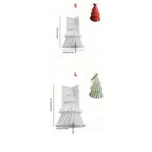 1 Stück 3D Weihnachtsbaum Kerze Silikon Form DIY Weihnachten Kerzenherstellung Handgemachte Seifenpaste Harz Werkzeug Feiertags Geschenk