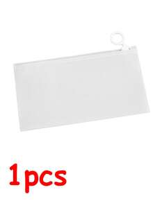 5/10/20 Geantă transparentă cu fermoar, mată, pentru depozitarea lenjeriei intime, șosete, geantă de ambalare pentru haine, potrivită pentru depozitarea lenjeriei intime, cosmetice, papetărie, articole de călătorie, necesități de călătorie, depozitarea gustărilor, depozitarea jucăriilor, depozitarea articolelor de toaletă, depozitarea în baie, geantă de depozitare pentru călătorii de Crăciun