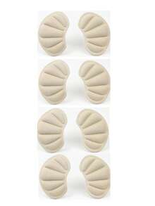 4 Pairs Comfort Heel Protectors - Double-Layer, Anti-Wear Adhesive Blister Pads For Shoes, Breathable Mesh & 4D Sponge Foot Care Stickers