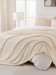 1 szt. Jednokolorowy flanelowy koc, miękki polarowy koc do łóżka, sofy, dekoracji pokoju, odpowiedni do sypialni zimą