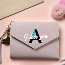 1pc Fashion Tassel Tri-Fold Women's Wallet, Short Card Holder, Cute Coin Purse, Small Wallet, Clutch, Fashion Handbag, Birthday Gift, Christmas Gift