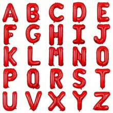 Letter Balloons 16 Inch 16 Inch Foil Letter & Number Mylar Balloons Custom Phrase Letter Balloons - Custom Balloon Banner SAME DAY SHIPPING (Default Gold)Default Golden BalloonDefault Golden Balloon - Silver - View 2