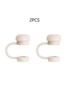 8pcs/6pcs/3pcs Straw Covers Cap Reusable Silicone Straw Toppers Compatible With Stanley Cup Spill Leak Stopper Splash Dust Proof Straws Cover - Multicolor - View 17