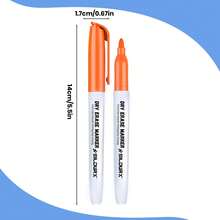 Slidurx 12/24pcs Low Odor Fine Tip Whiteboard Markers, 12 Colors, Fine Tip Colored Markers - Multicolor - View 8