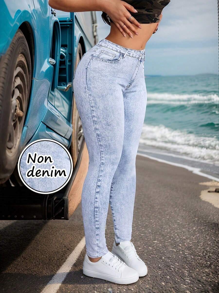 High-Waisted, High-Stretch, Multi-Functional Polyester Jegging Shorts, Shaping And Slimming, Suitable For Gym, Outdoor Cycling, Running, Yoga, Extreme Sports And Commuting Spring