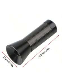 1 pièce Antenne de voiture en fibre de carbone, antenne radio de voiture, accessoire de modification d'antenne courte/longue en métal aluminium