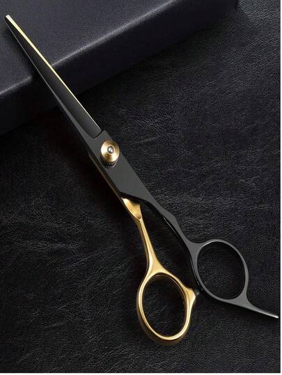 Professional Stainless Steel Hair Cutting Scissors, 6-Inch Barber Scissors, Ergonomic Slip-Resistant Handle And Adjustable Tension, For Salon, Home Use, - Ideal Gift For Hairdressers, Barbers, Stylists, Barber Supplies, Pet Grooming Tools, Streamlined Scissors Design, Polished Surface, Hair Care Equipment, Precision Cutting Tools Sharp Blades,