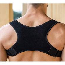 Adjustable Back Posture Corrector, Neck & Back Support Brace, Invisible Hunchback Corrector For Adults - Multicolor - View 2