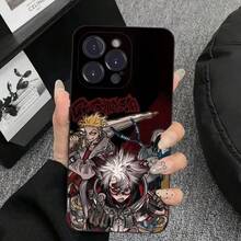 Funda de Teléfono Anime G-Gachiakuta Compatible con  16,15,14,13,12,11 Plus,Pro Max,XS,X,XR,SE,Mini,8,7, Funda Negra de Silicona Suave, Funda Compatible con  17, Funda  17 Pro, Funda  17 Pro Max - z2 - Ver 9