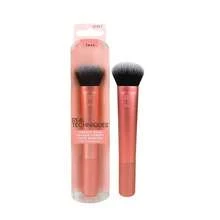 Real Techniques 专业粉底刷，均匀无痕上妆，浓密刷毛，易于晕染，橙色，1支装 - 橘色 - 查看 11