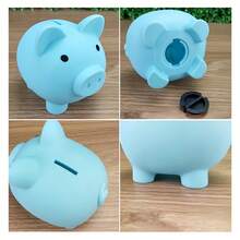 1pc Custom Large Piggy Bank With Engraved Name, Personalized Coin Bank, Adorable For Kids & Adults,Unique Gift For Family,Best Friends, Stylish Bag Charm Or Key Holder, Perfect For Birthday,Christmas,Thanksgiving,Halloween, And Special Occasions