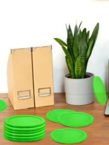 6pcs/Set Air Hockey Pucks, Full Size Heavy Duty Replacement Air Hockey Balls For Game Table Accessories