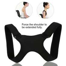Adjustable Back Posture Corrector, Neck & Back Support Brace, Invisible Hunchback Corrector For Adults - Multicolor - View 5