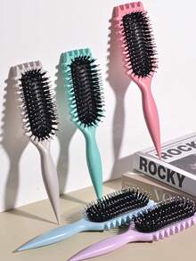 0150623540004 Cepillo desenredante para dar forma a los rizos, cepillo de nailon anti-frizz para definir rizos suaves y naturales, cepillo desenredante suave que reduce el daño y la estática, herramienta de peinado y cuidado del cabello para uso diario en mujeres y hombres, cepillo profesional para rizos para uso diario - Cepillo Candy auténtico